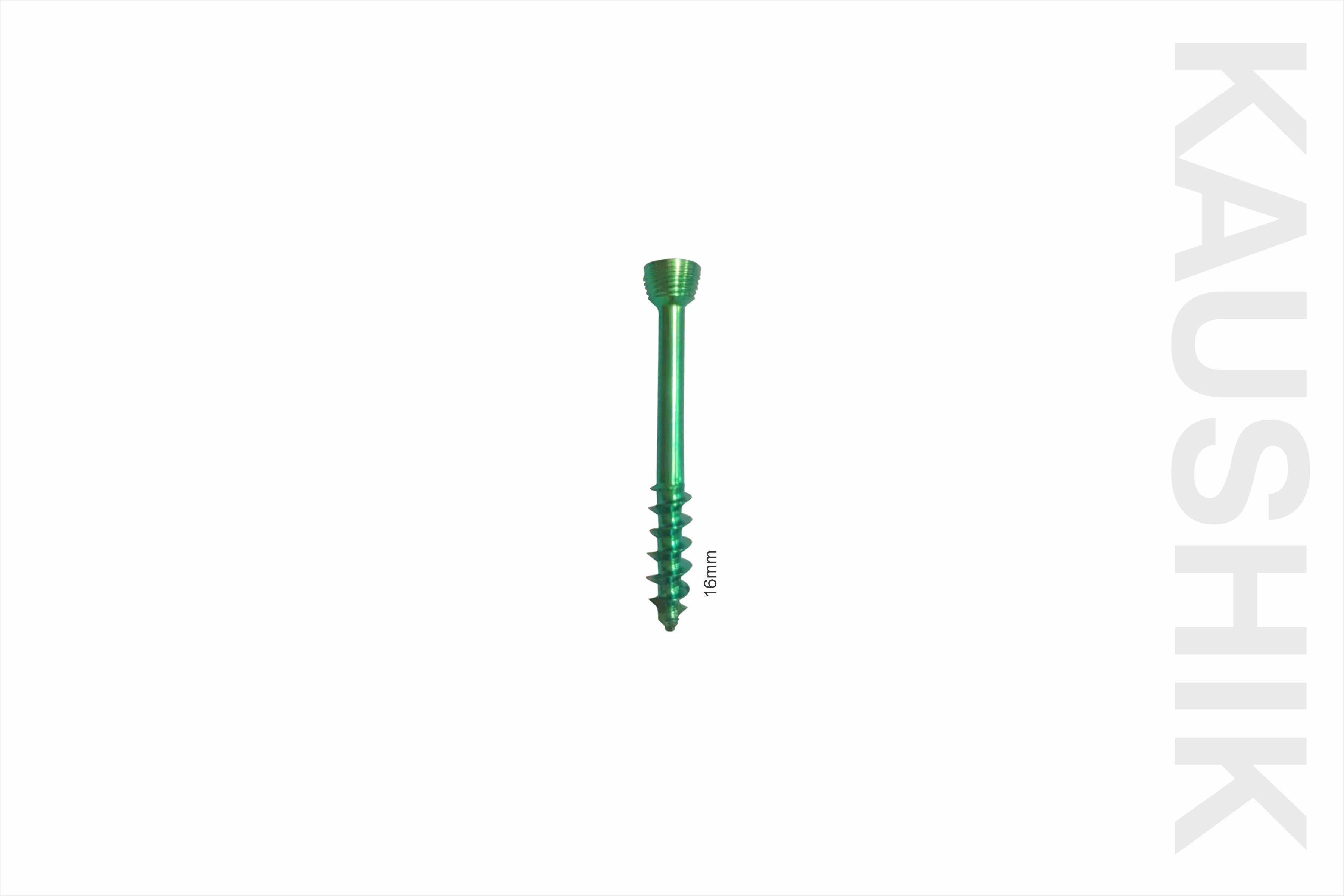 easyLock Head Cancellous Screw 5.0mm, 16mm Thread, Self-Tapping